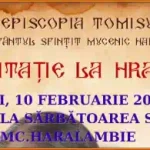 Programul Hramului Bisericii Sfântul Sfințit Mucenic Haralambie Constanța 2025